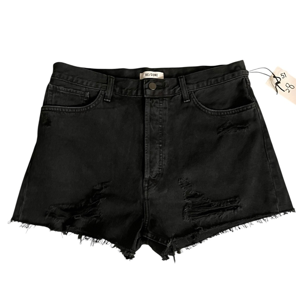 Re/Done Black High Rise Women Jeans